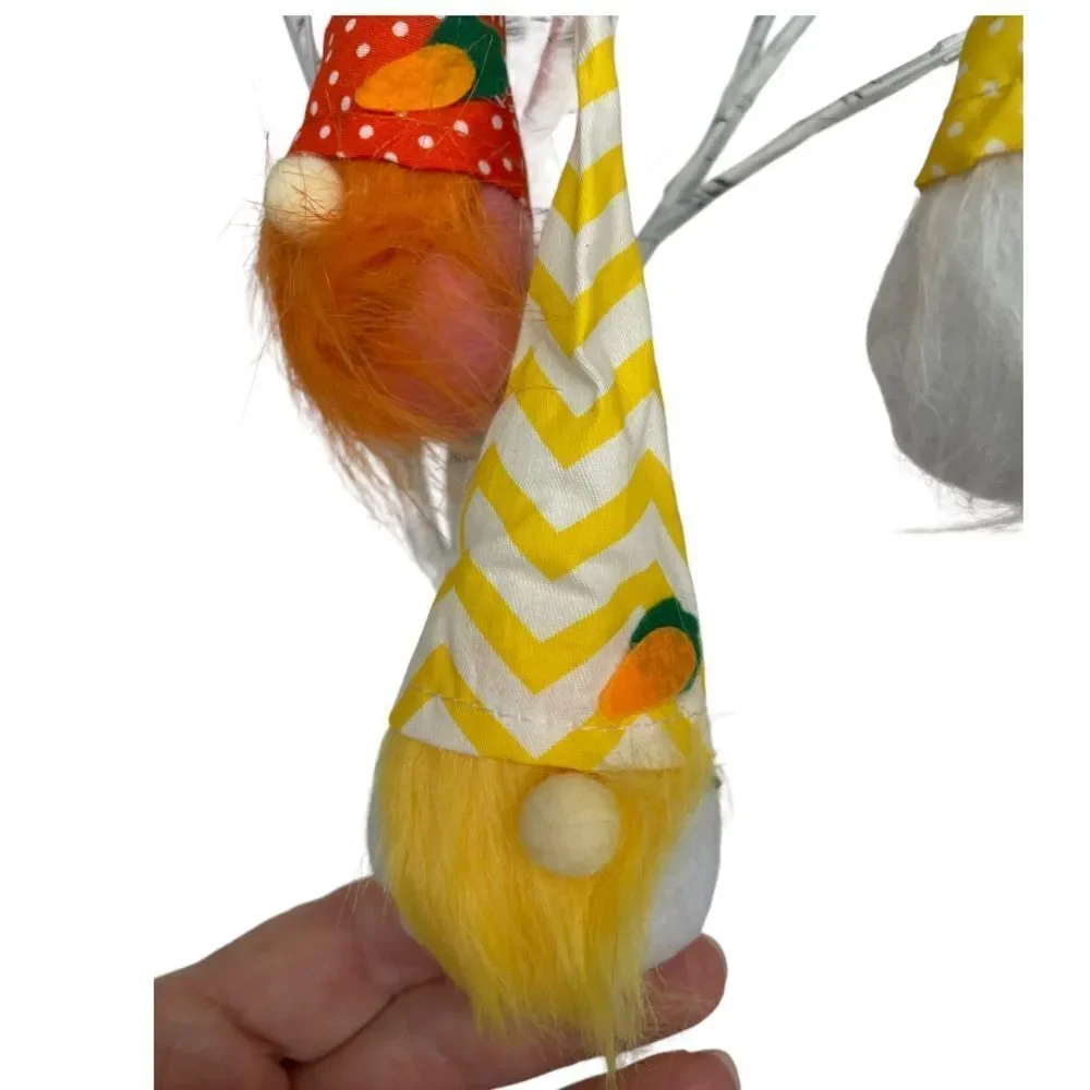 SET OF 3 EASTER GNOMES HANGING ORNAMENTS‎
